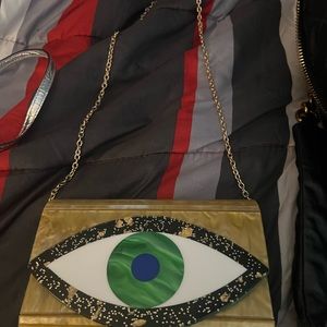 Kurt Geiger envelope crossbody bag big eye